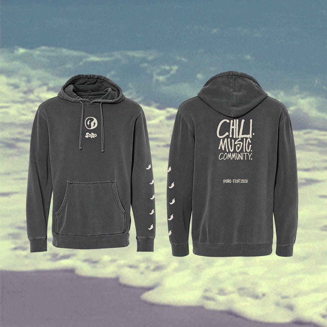 Adult Hoodie – Washed Black